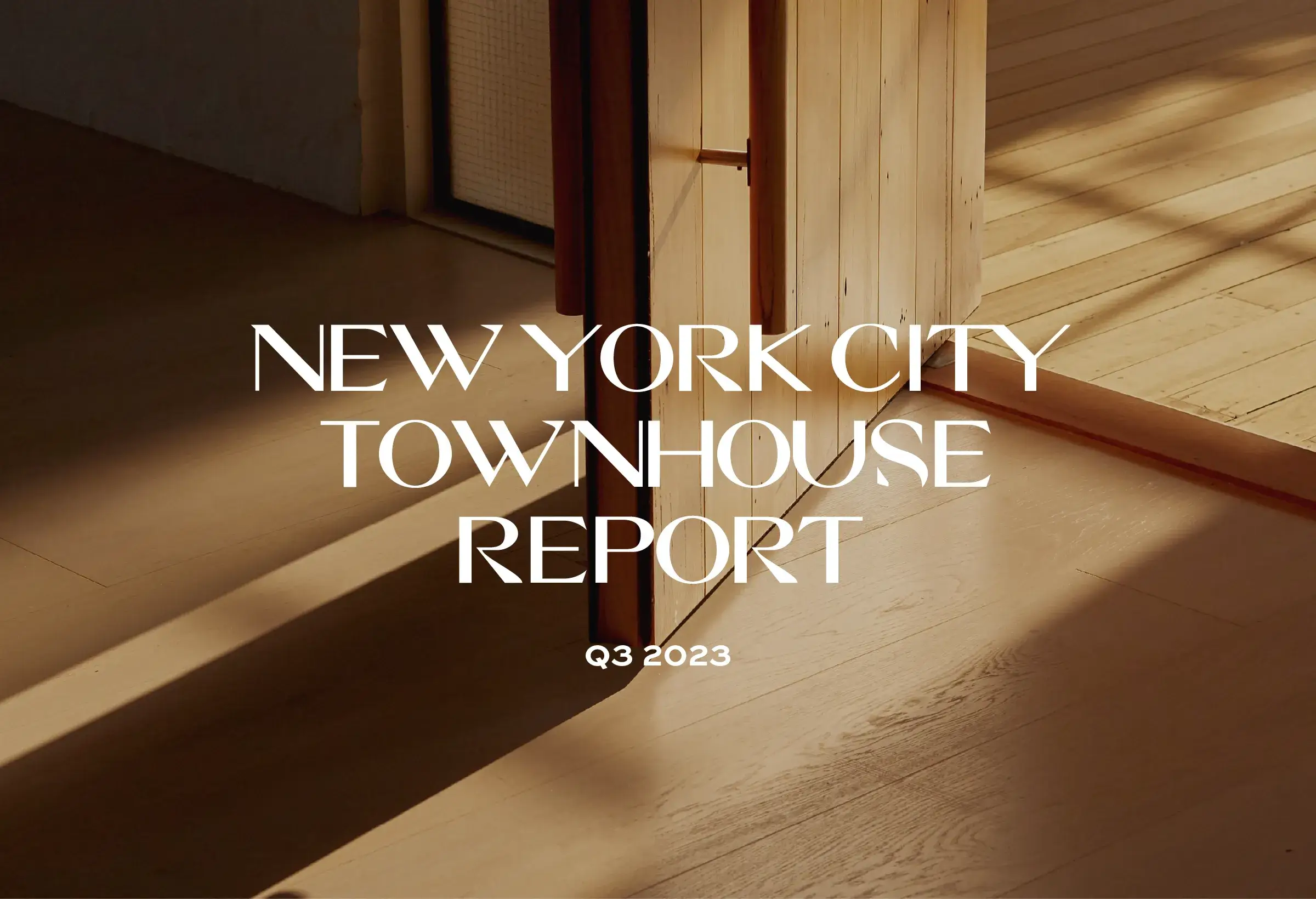2023 Q3 New York City Townhouse Report